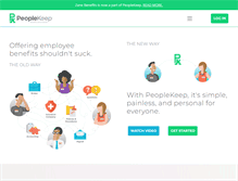 Tablet Screenshot of peoplekeep.com